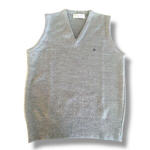 Dior Classic Gray V-Neck Sweater Vest